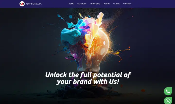 Adwise Media — homepage
